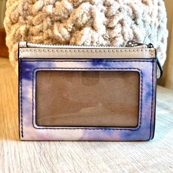 Coach 🎁 Tie-Dye Card Holder Wallet🎁 Gift Ready - Picture 7 of 8